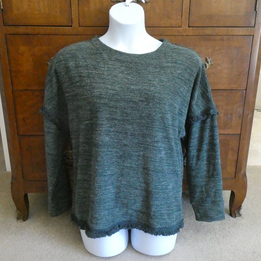 Knox Rose Grey Sweater Size Large